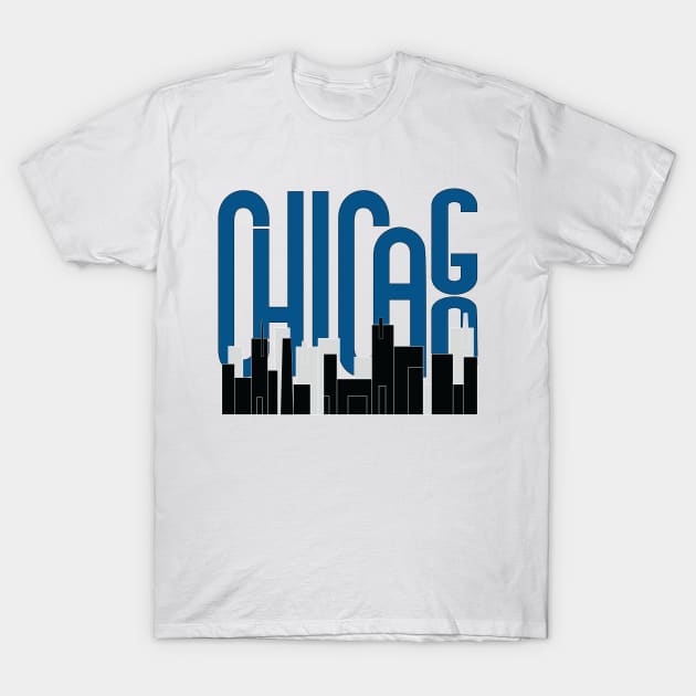 chicago logo T-Shirt by Ruzzo